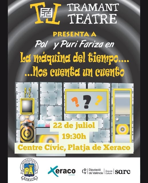 Xeraco ofrecerá una sesión de teatro infantil en el Centro Cívico