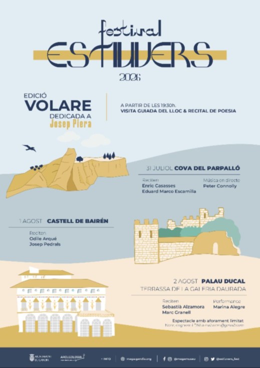 Gandia celebrará una nueva edición de Estiuvers con actividades culturales dedicadas a Josep Piera