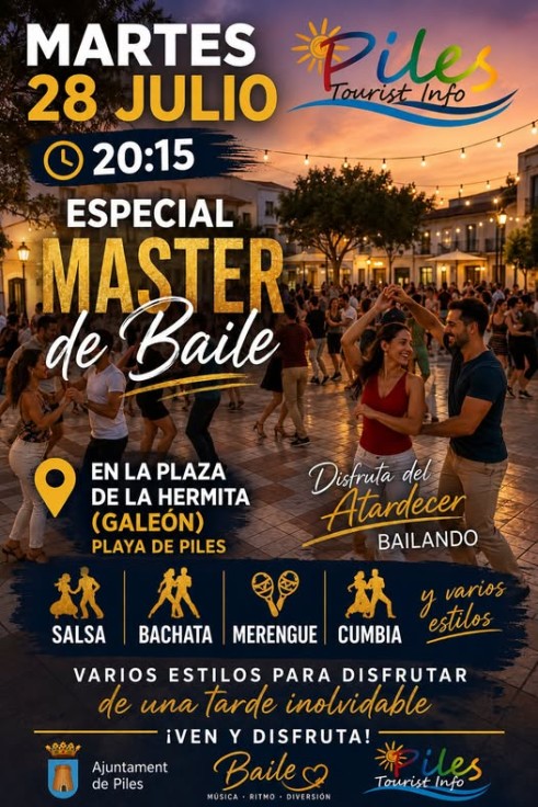 Piles celebrará un especial de baile al aire libre junto al mar
