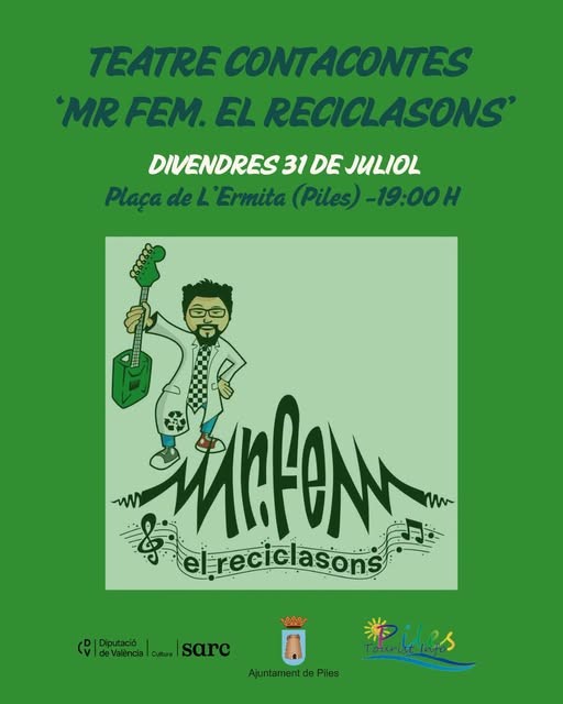 Piles programa un espectáculo infantil para fomentar el reciclaje entre los más pequeños