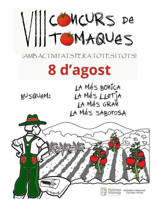 Villalonga celebra la octava edición de su Concurso de Tomates