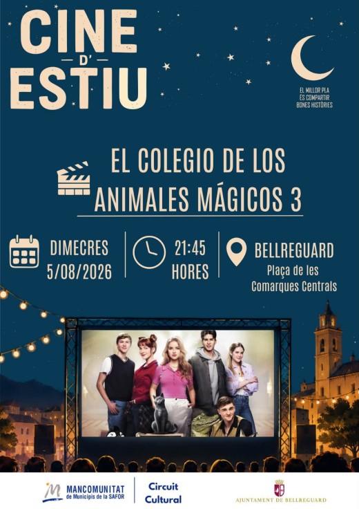 Bellreguard disfruta de una nueva sesión de Cine de Verano este miércoles