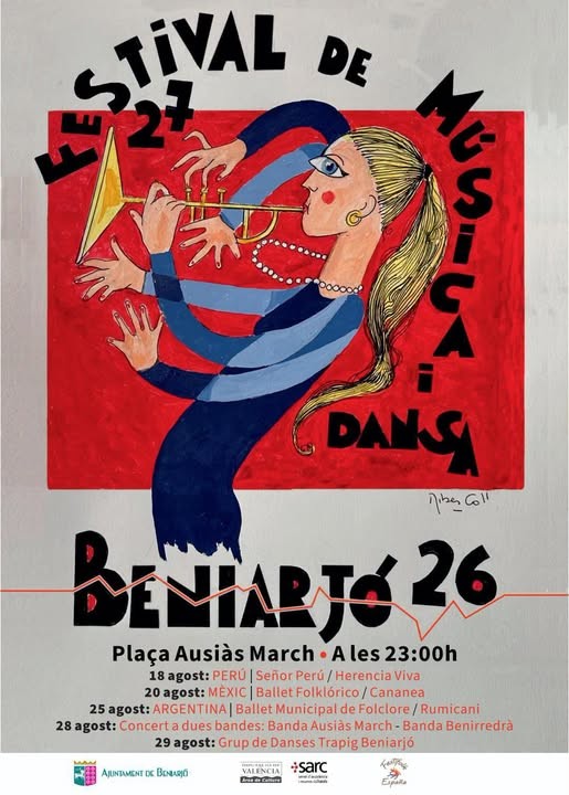 Beniarjó se llena de música y danza