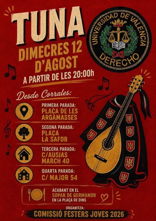 Llocnou de Sant Jeroni anuncia el inicio de sus Fiestas 2026
