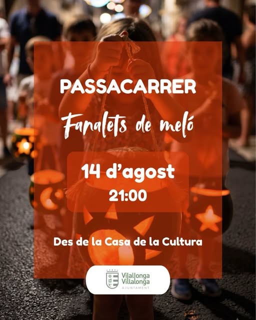 Vilallonga celebra su tradicional pasacalle de farolillos de melón