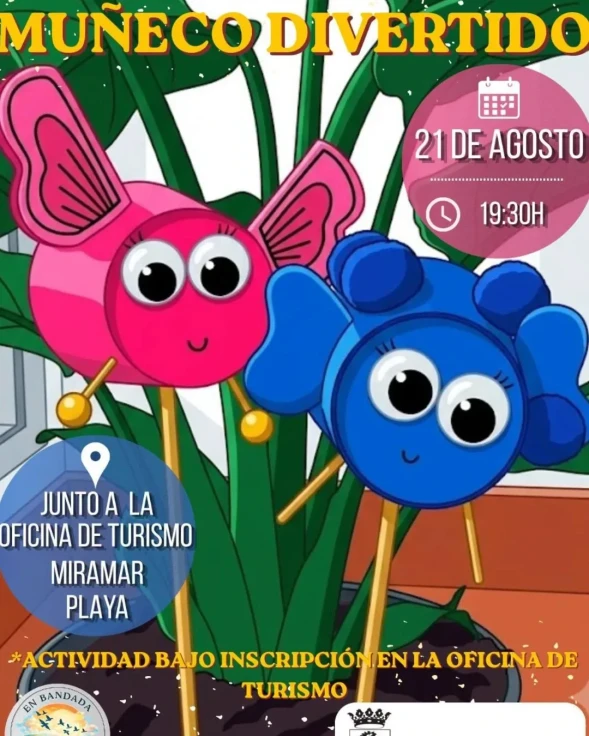 Miramar impulsa la creatividad infantil con un taller para crear muñecos divertidos