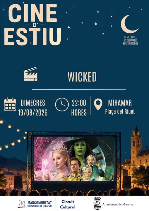 Miramar disfruta del cine de verano al aire libre con la proyección de Wicked