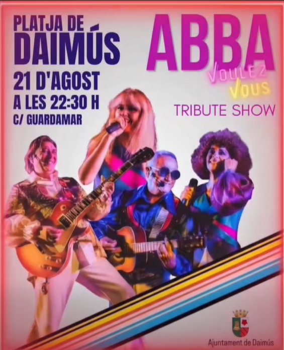 Daimús prepara un noche de música y fiesta con el tributo ABBA Voulez-Vous