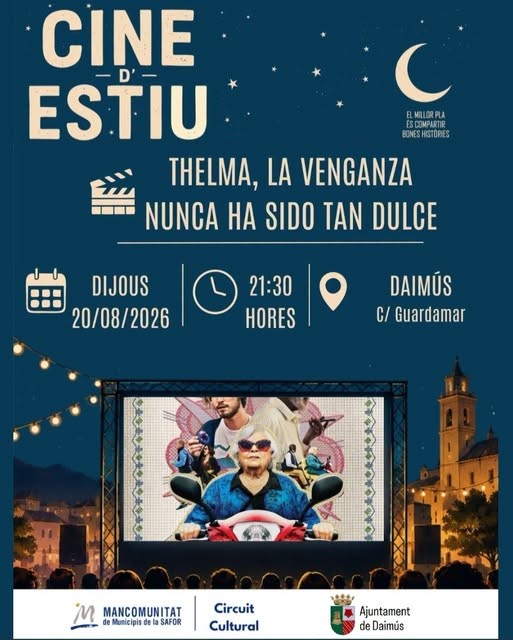 Daimús disfruta del Cine de Verano con la comedia Thelma