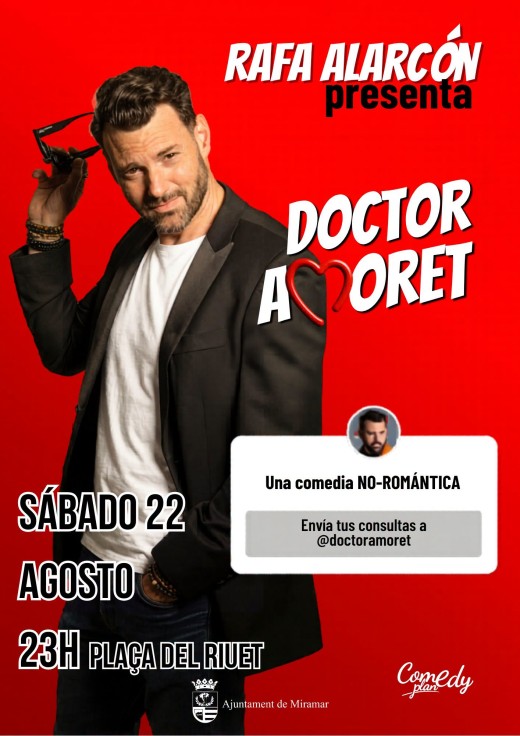 Miramar disfruta del humor de Rafa Alarcón con Doctor Amoret