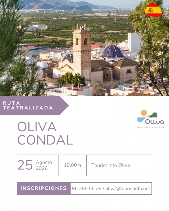 Oliva se adentra en su historia con una visita teatralizada por el centro histórico