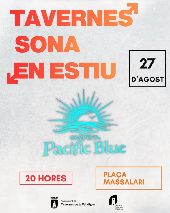 Tavernes de la Valldigna disfruta del verano al ritmo de la Orquesta Pacific Blue
