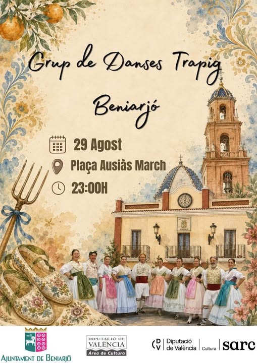 Beniarjó cierra el Festifolk con una noche dedicada a la cultura valenciana