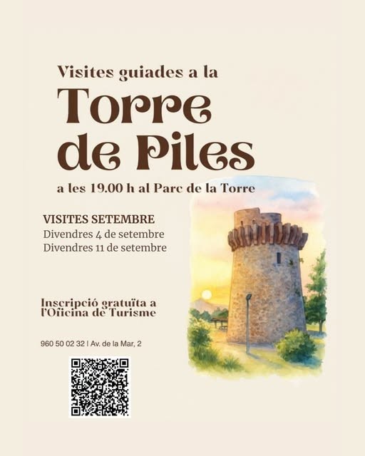 Piles impulsa las visitas guiadas a su histórica Torre durante el mes de septiembre