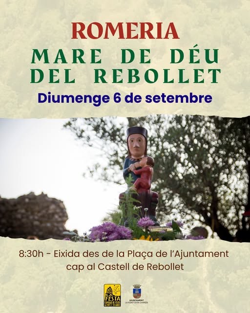 Font d’en Carròs celebra este domingo la tradicional romería al Castell de Rebollet