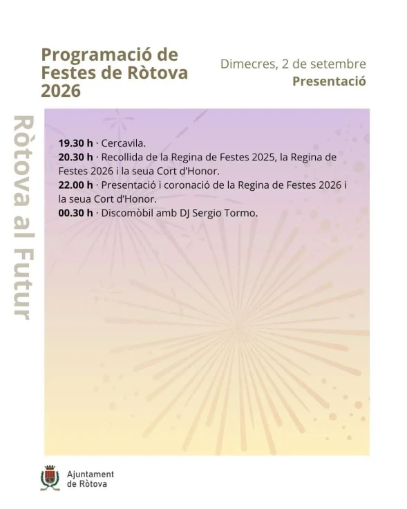 Ròtova celebra sus fiestas con cinco días de música, tradición y espectáculos
