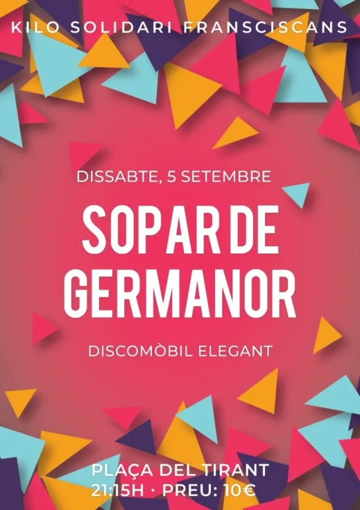 Gandia celebra su tradicional Cena de Hermandad