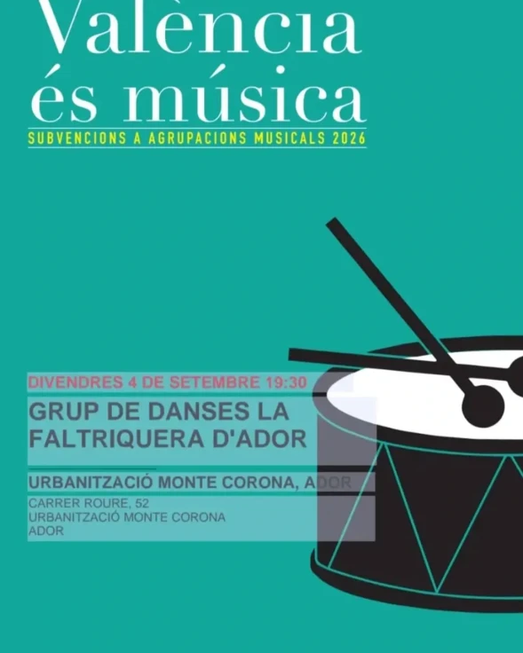 Ador celebra una tarde de música y tradición con el Grup de Danses la Faltriquera