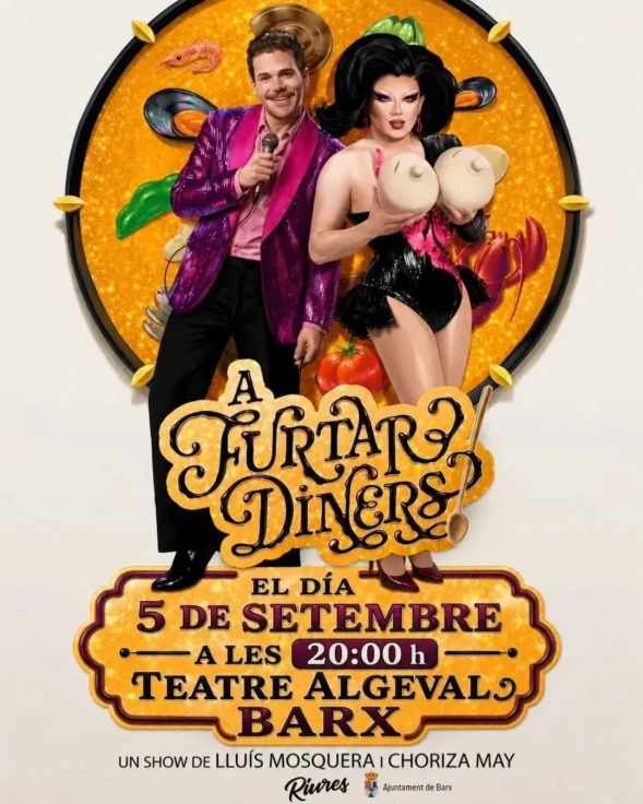 Barx se prepara para una noche de comedia en Valenciano con A Furtar Diners