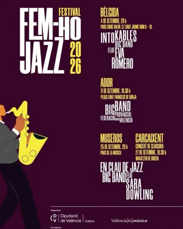 Ador llena de jazz la Plaza de la Font con el Festival Fem-ho Jazz 2026
