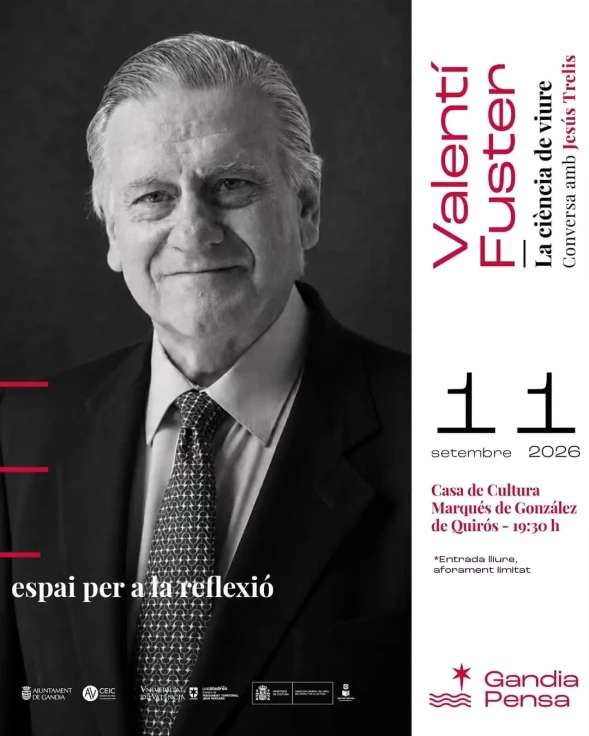 Gandia presenta una nueva cita de Gandia Pensa con el Cardiólogo Valentí Fuster