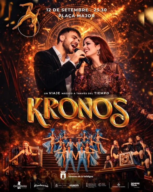 Tavernes de la Valldigna viaja a través del tiempo con el musical Kronos