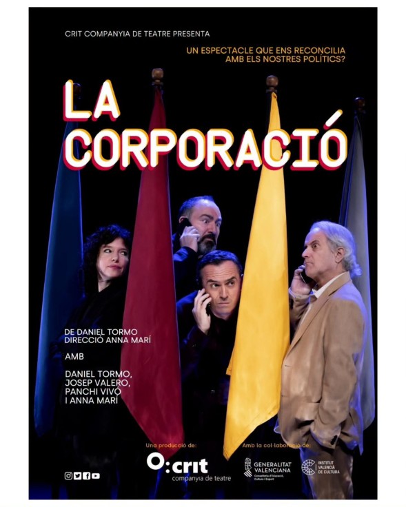 Rótova presenta La Corporación, una obra de teatro que combina humor, crítica y reflexión social