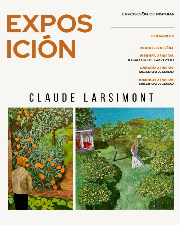 Oliva presenta la exposición de pintura de Claude Larsimont
