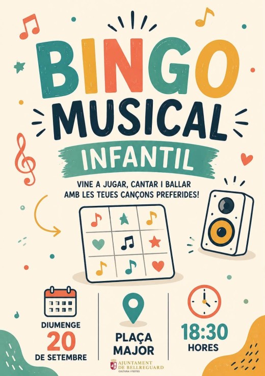 Bellreguard disfruta de una tarde de Bingo Musical Infantil