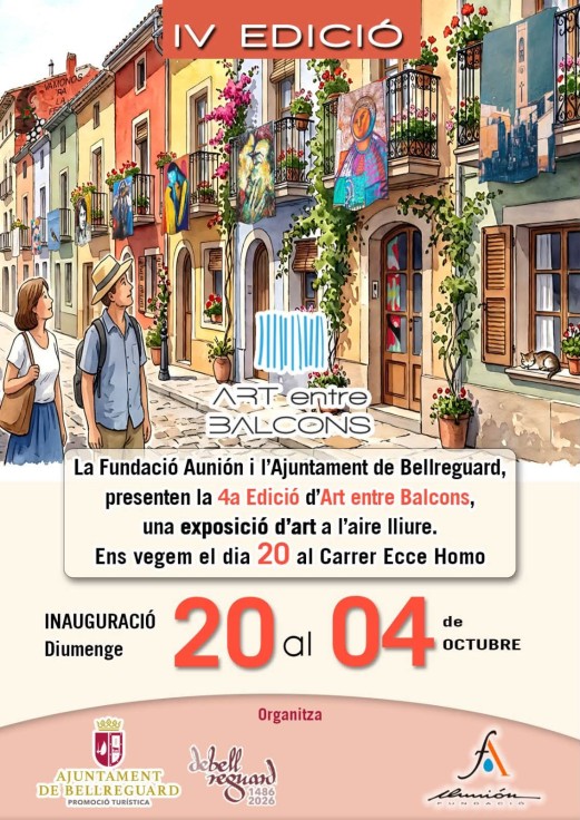 Bellreguard celebra la IV edición de Arte entre Balcones