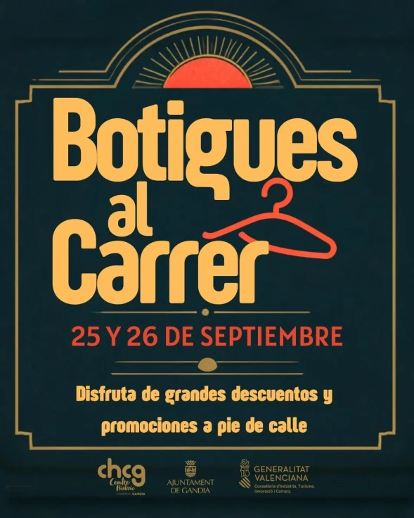 Gandia impulsa una nueva edición de Botigues al Carrer con descuentos y promociones