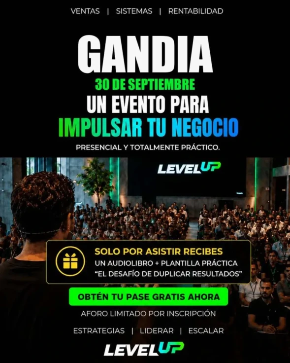 Gandia celebra una conferencia gratuita para impulsar el crecimiento de empresas y proyectos