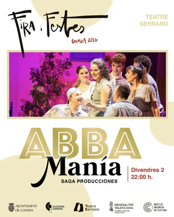 Gandia revive los grandes éxitos de ABBA con el espectáculo ABBAMANIA