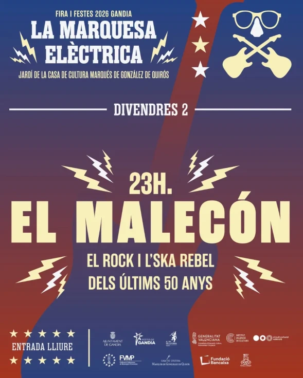 Gandia revive los grandes himnos del rock y el ska con El Malecón