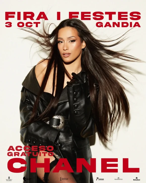 Gandia disfruta del espectáculo de Chanel en el Parc de la Festa
