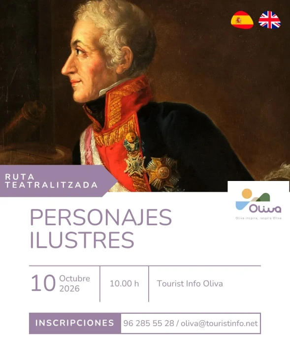 Oliva revive su historia con una visita teatralizada por sus personajes ilustres