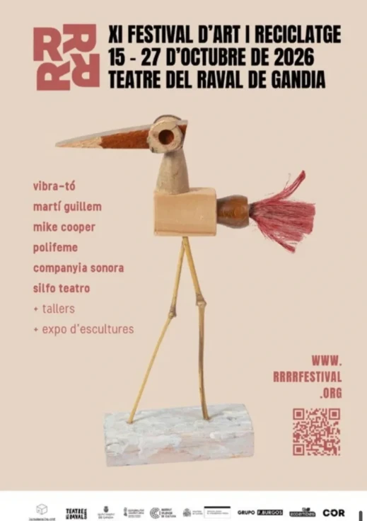 Gandia celebra una nueva edición del RRRR! Festival d’Art i Reciclatge