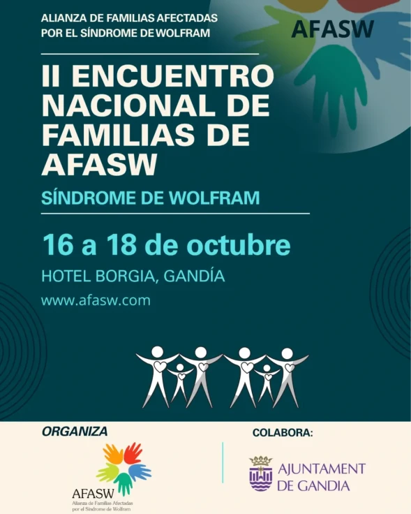 Gandia celebra el II Encuentro Nacional de Familias de AFASW sobre el Síndrome de Wolfram