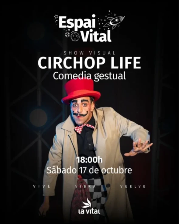 Gandia disfruta de la comedia gestual familiar con Circhop Life en La Vital