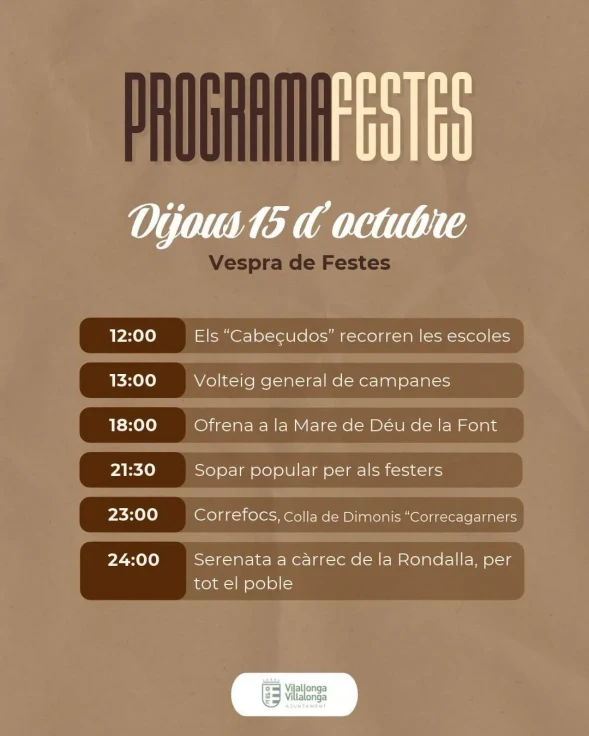 Villalonga celebra un fin de semana repleto de fiestas