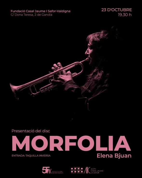Gandia presenta Morfolia, el nuevo proyecto musical de la trompetista Elena Bjuan