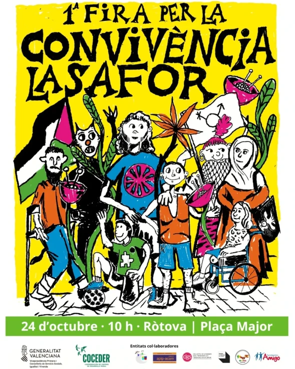 Ròtova celebra su primera Feria por la Convivencia para promover la diversidad y la inclusión
