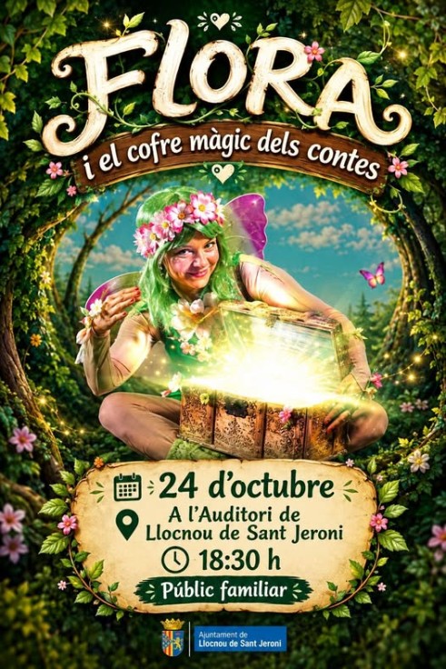 Llocnou de Sant Jeroni disfruta del cuentacuentos Flora y el cofre mágico de los cuentos