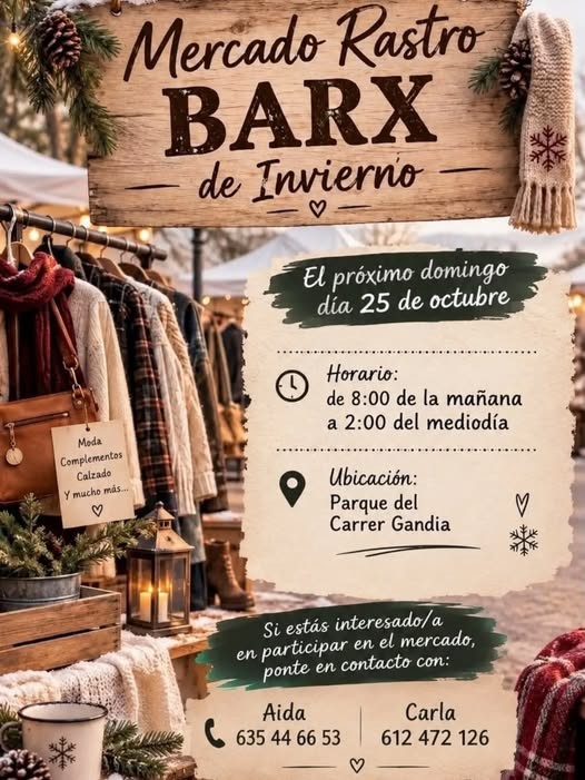 Barx celebra el Mercado Rastro de Invierno
