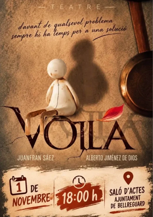 Bellreguard presenta Voilà, un espectáculo de teatro visual para disfrutar en familia