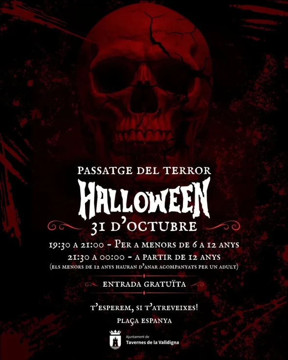 Tavernes de la Valldigna celebra Halloween con una nueva edición del Pasaje  del Terror