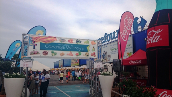 Carrefour Gandia con los productos de la Comunidad Valenciana