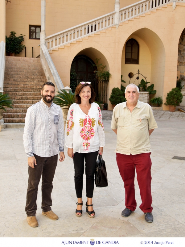 El Gobierno de Gandia y la Generalitat Valenciana visitan las obras del Palau Ducal