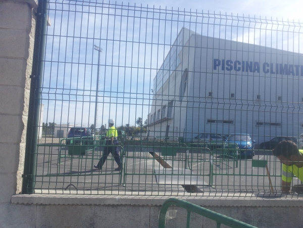 Llega el gas natural al polideportivo de Oliva