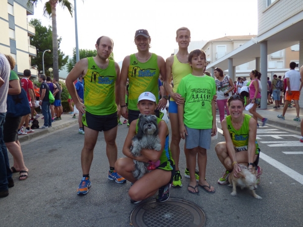 Los atletas de Gandia participan en la tercera Carrera Popular de Daimús